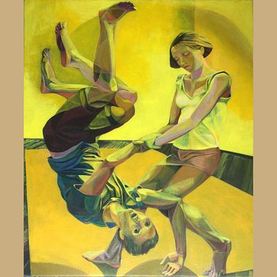 Sans titre <p>Acrylique sur toile, cm 55 x 46<br class='autobr' />
2015</p>