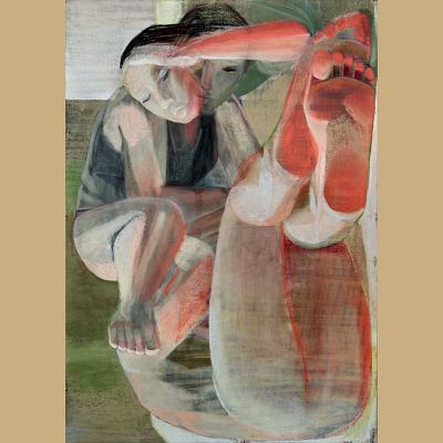 Réversible <p>Pastel sec sur papier, cm 69 x 49<br class='autobr' />
2018</p>